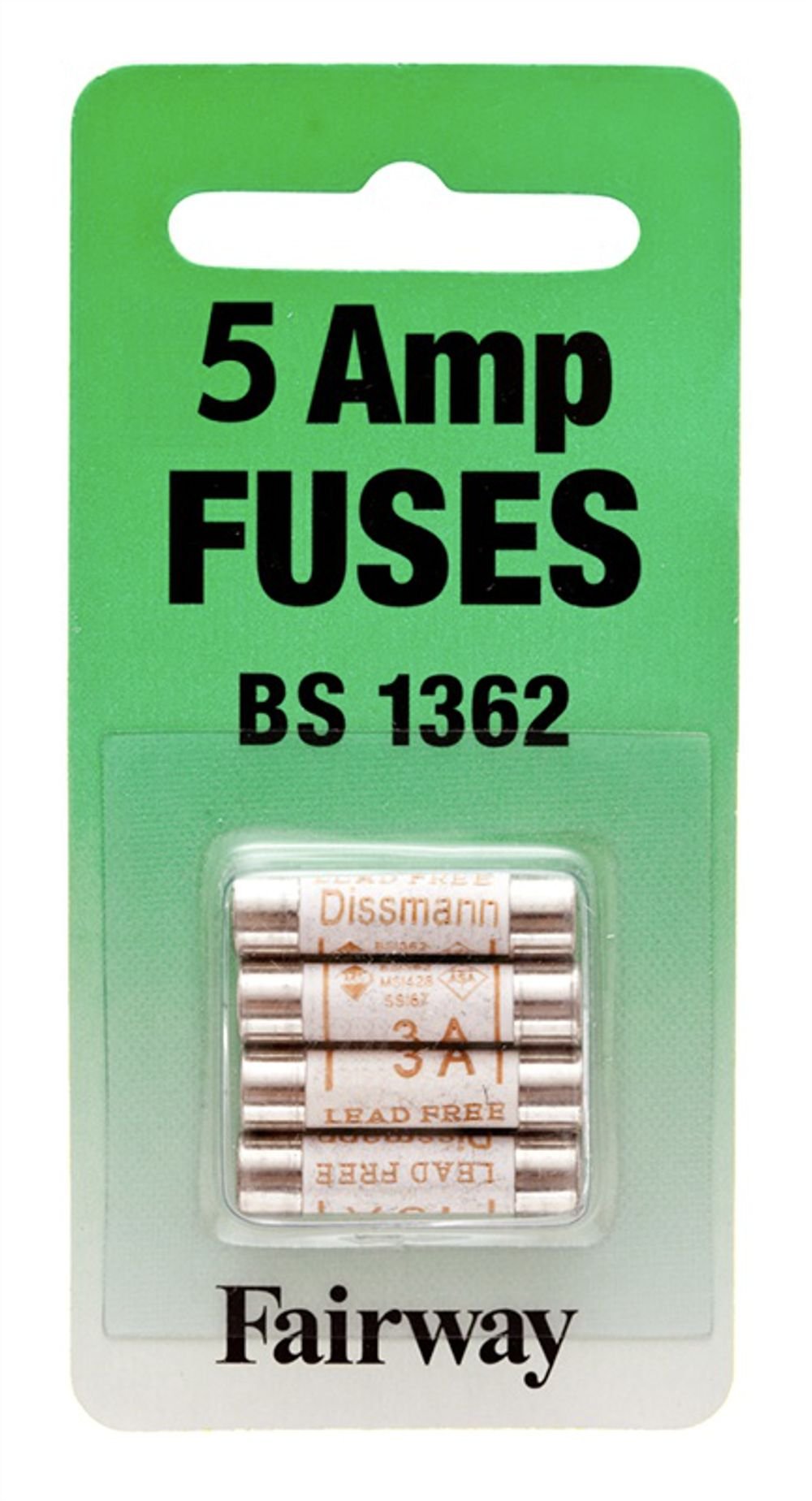 Fairway Prepack F05FW Fuses 5AMP (PK Of 4)