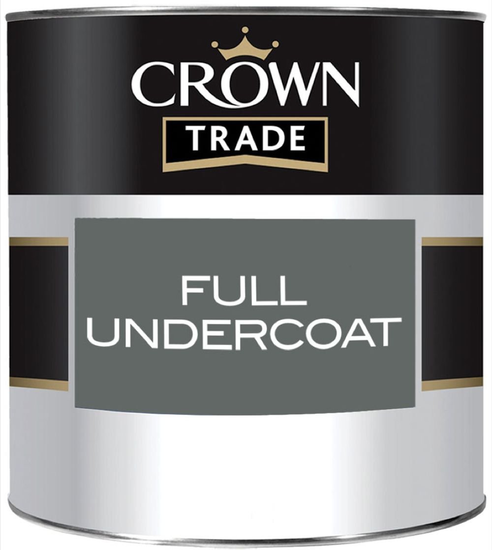 Crown Trade 1L Full Undercoat Dark Grey