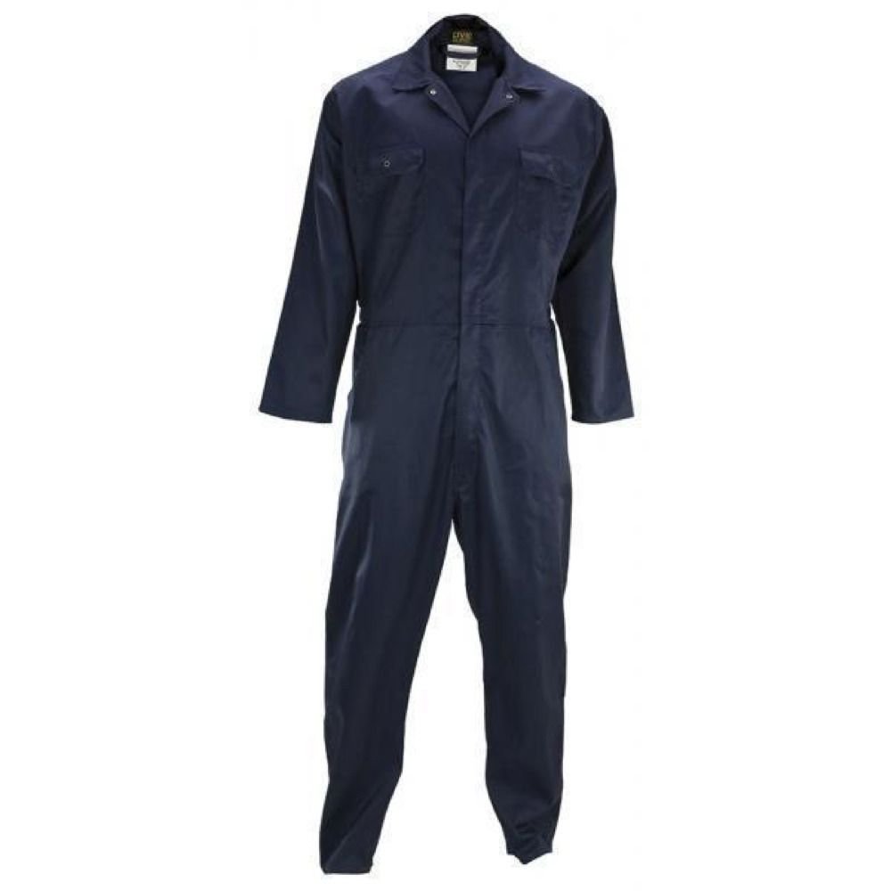 Boiler Suit XXL 50" Blue Cotton 128