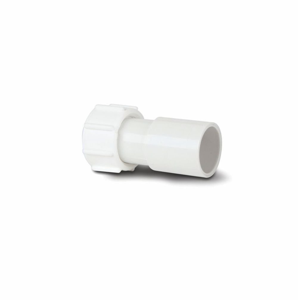 Polypipe NS47 White Straight Adapt 21.5mm Weld