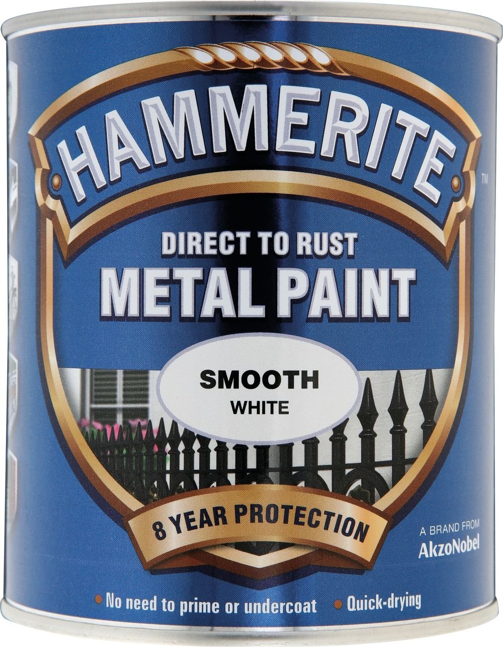 Hammerite Smooth Black Paint 750mL