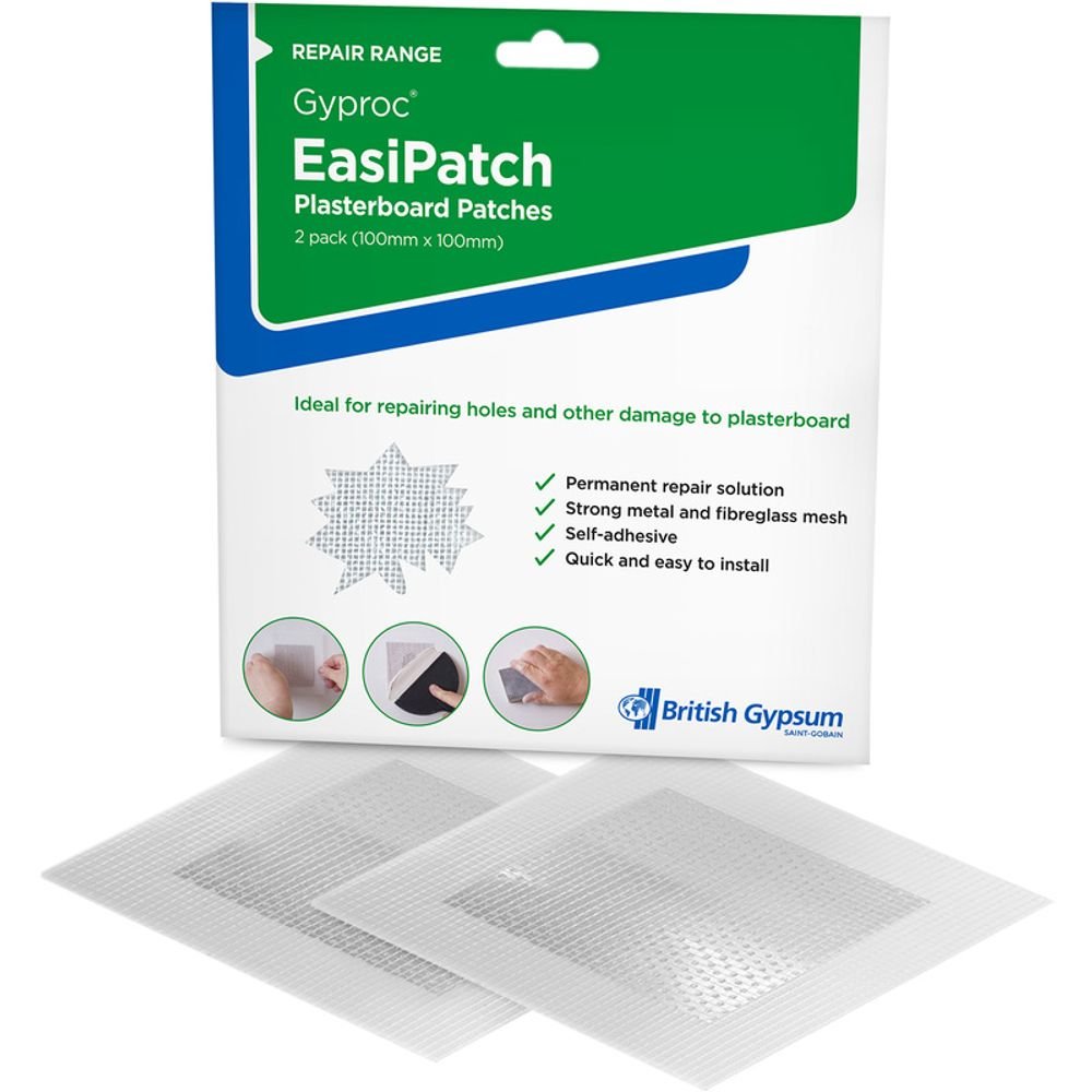 Gyproc Easipatch Plasterboard Patches (PACK Of 2)