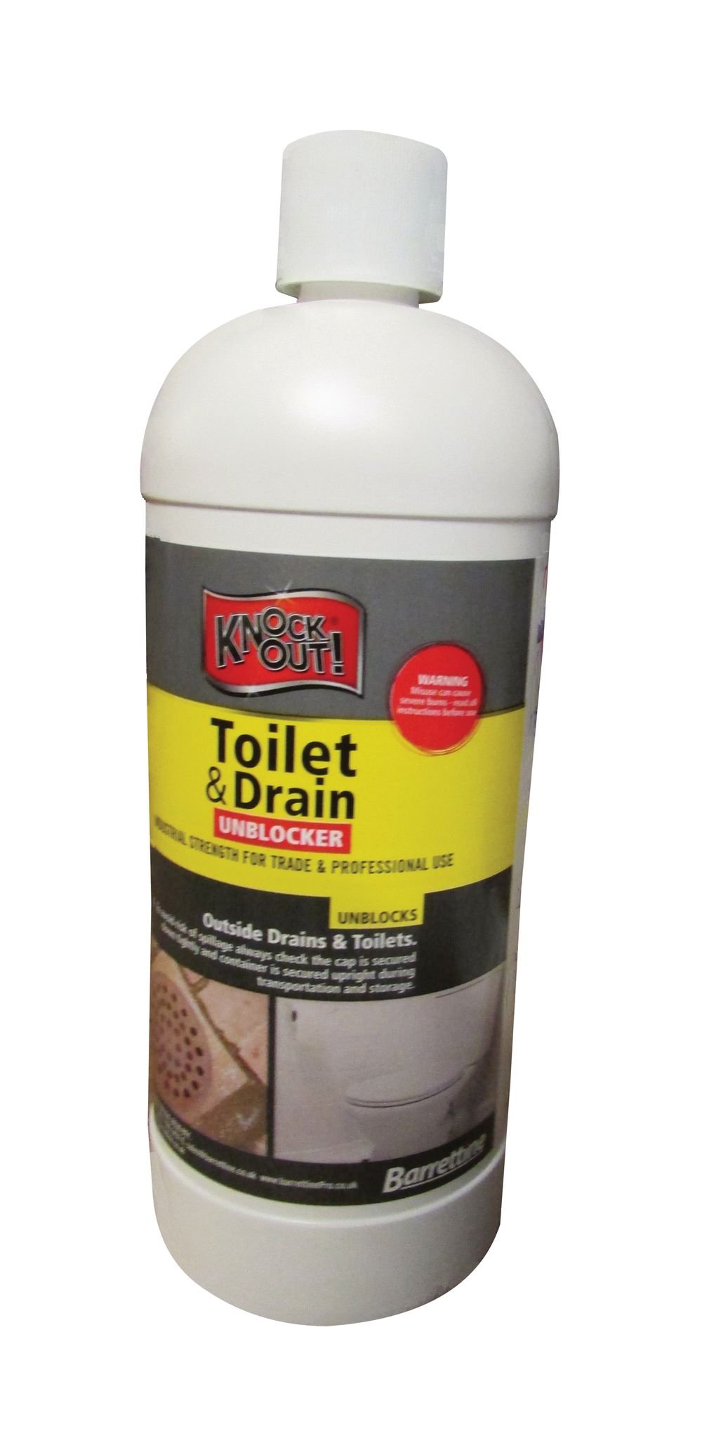Knock Out Toilet & Drain Cleaner 1L Acid