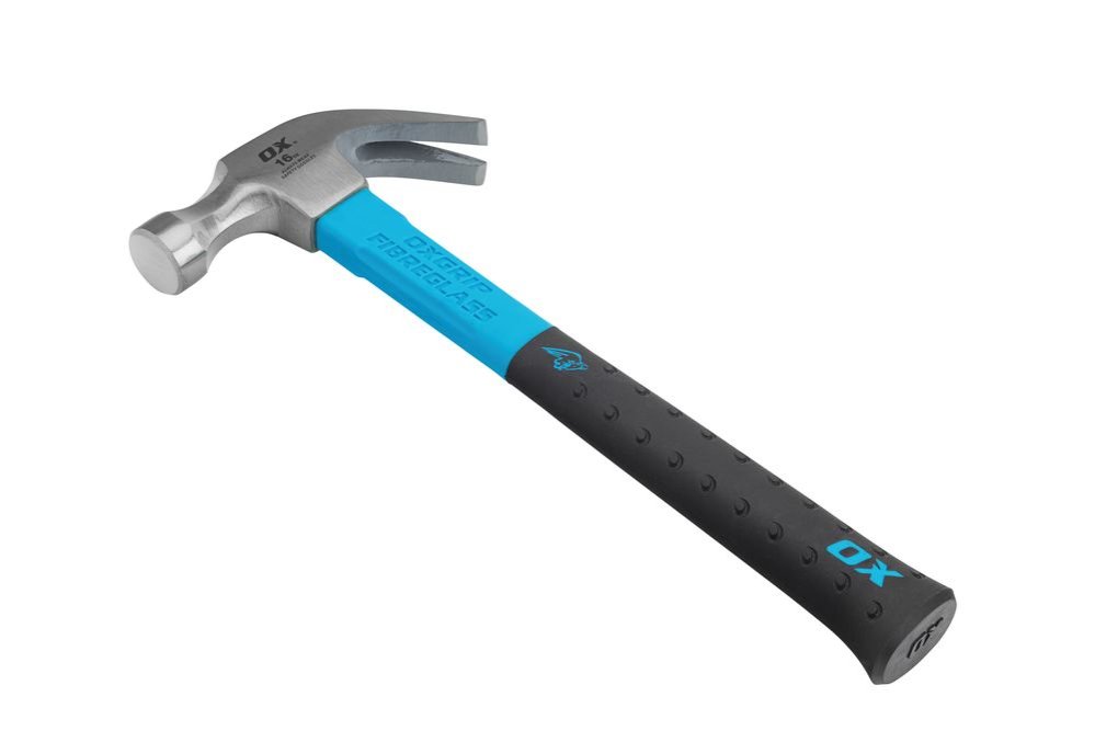 Ox Pro 16OZ Fibreglass Claw Hammer