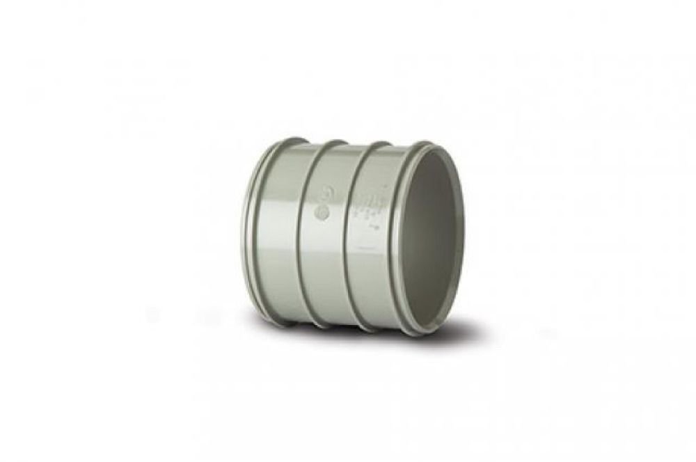 Polypipe SWH49SG Solvent Grey Double Solvent Weld Socket 82mm Soil
