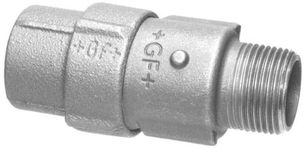 Primofit 63mm X 2" Yellow Gas Male 201206