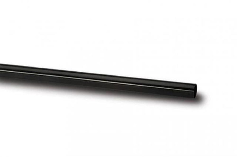 Polypipe MU101 Black 4m Pipe Plain End 32mm MUPVC