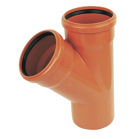 110MM DRAIN BRANCH DOUBLE SOCKET 45DG SPUT0014