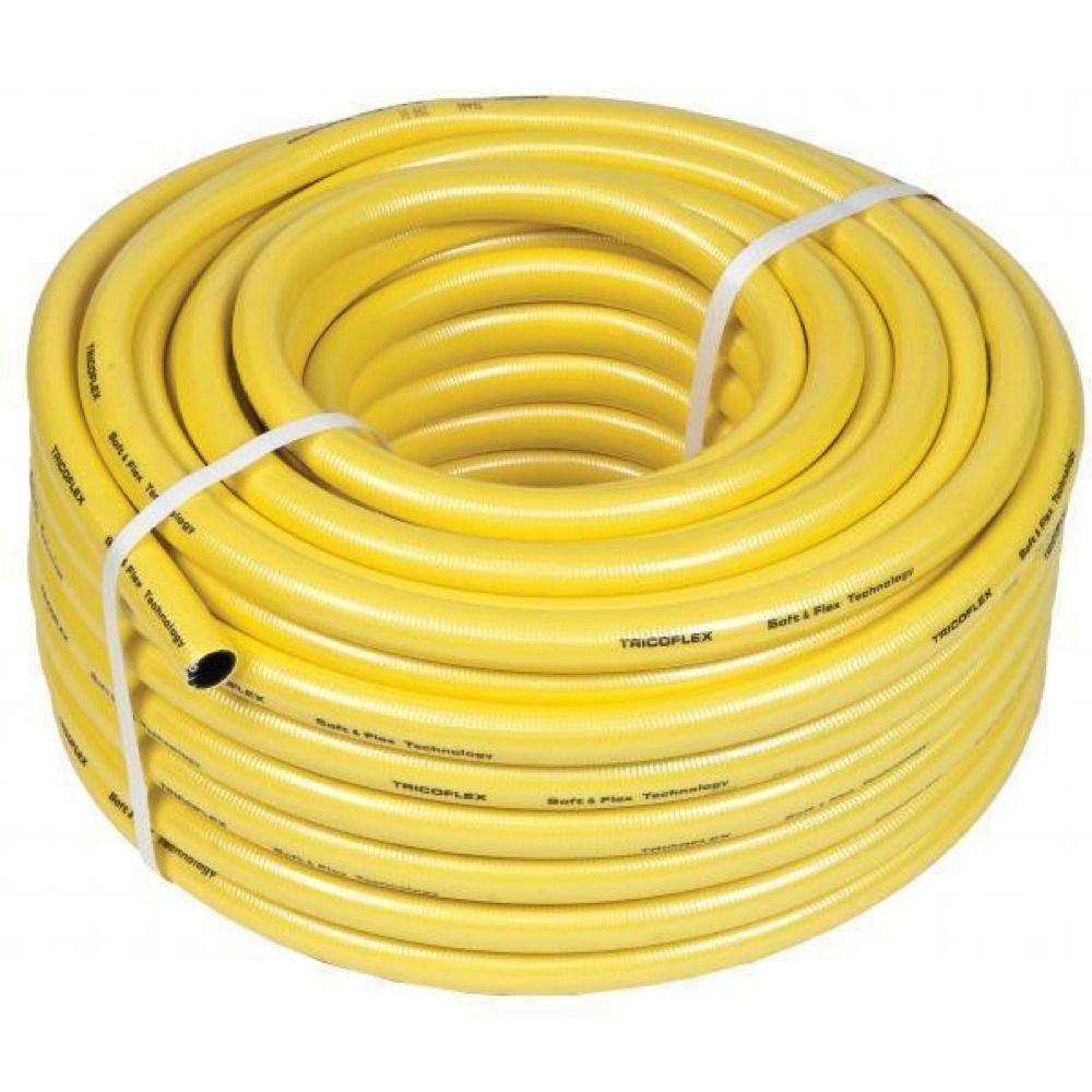 Yellow Reinforced Hose 25m Coil 3/4"