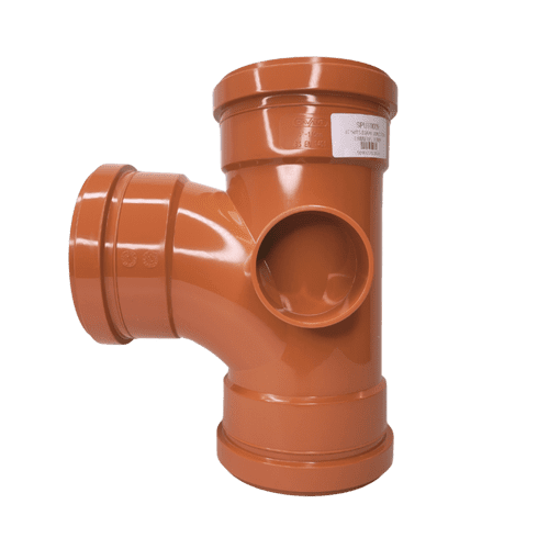 110MM DRAIN BRANCH TRIPLE SOCKET 90DG SPUT0009