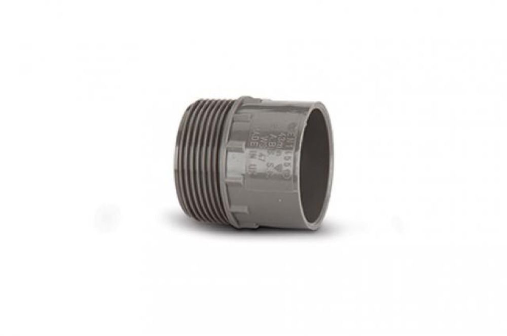 Polypipe WS46G Grey Male Adaptor 32mm Weld