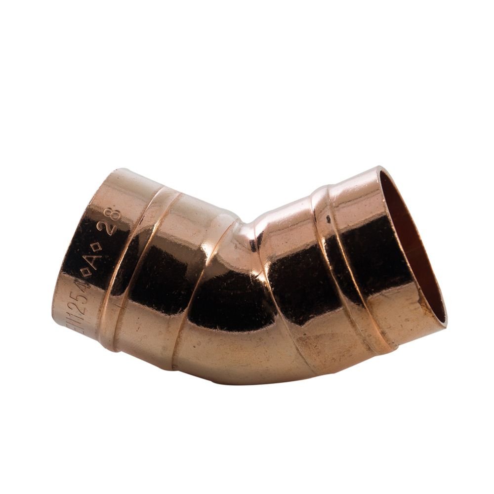 42mm HB21 H&B Solder Ring Obtuse Elbow 45DG