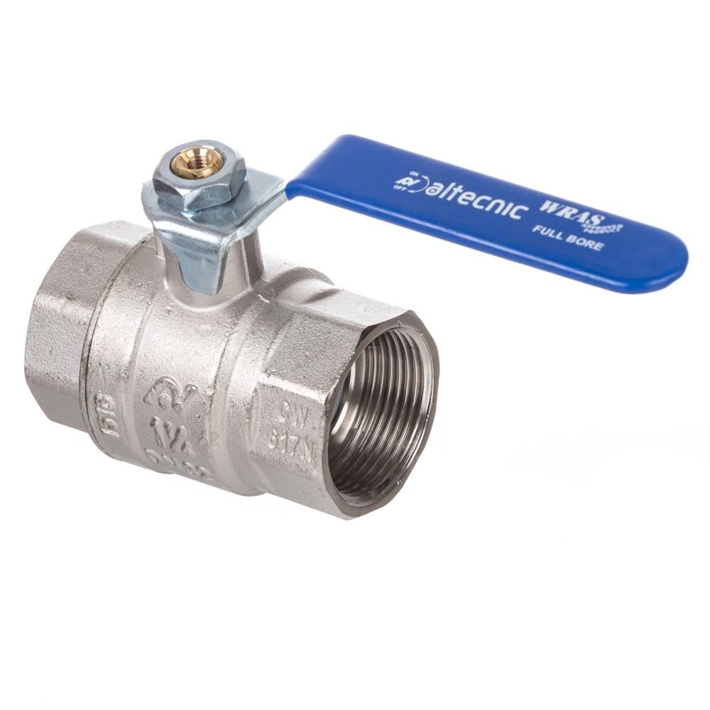 1.1/4" F / F Blue Lever Ball Valve Water