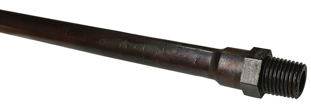 12mm X 1.25m Chromed Brass Gas Tube 3827