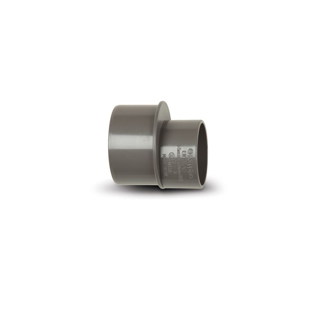 Polypipe WS59G Grey Reducer 50mm X 40mm Weld